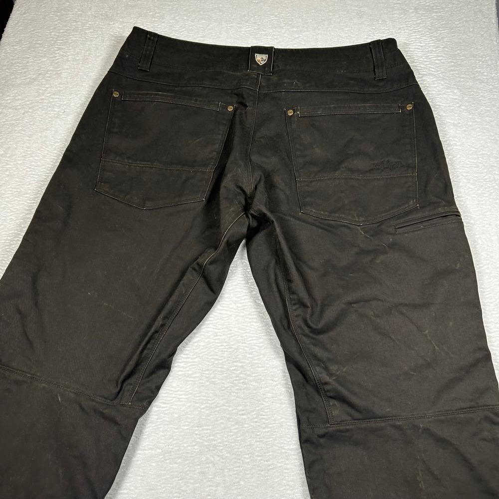 KUHL RYDR Pant Euro Twill Articulated Knee Work Pants Mens 33x28 Black